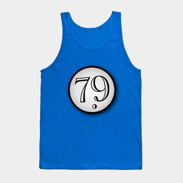 Seventy-nine Tank Top by C E Richards